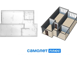 Продается 2-комнатная квартира Дарвина ул, 54  м², 7500000 рублей