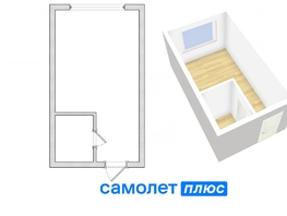 Продается 1-комнатная квартира Коммунистическая ул, 19.5 м², 1910000 рублей