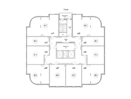 Продается 2-комнатная квартира ЖК Панорама, (Октябрьский, 32а к.1), 51.9 м², 7722720 рублей