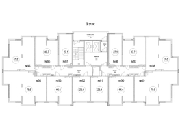 Продается 1-комнатная квартира ЖК Сити-парк, дом 9, 40.7 м², 5046800 рублей