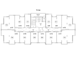 Продается 3-комнатная квартира ЖК Сити-парк, дом 5, 76.6 м², 8996670 рублей