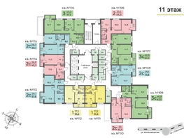 Продается 2-комнатная квартира ЖК Планета, корпус 2, 51.8 м², 7886692 рублей