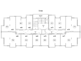 Продается 1-комнатная квартира ЖК Сити-парк, дом 9, 40.7 м², 5168900 рублей