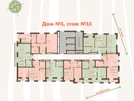 Продается 1-комнатная квартира ЖК Флора, Зорге, 19А, 34.1  м², 5176380 рублей