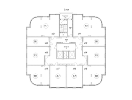 Продается 1-комнатная квартира ЖК Панорама, (Октябрьский, 32а к.2), 49.7 м², 7616525 рублей