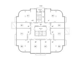 Продается 1-комнатная квартира ЖК Панорама, (Октябрьский, 32а к.2), 49.7  м², 7683620 рублей