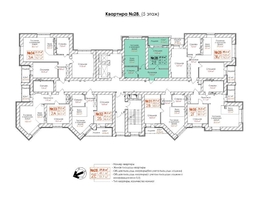 Продается 2-комнатная квартира ЖК Кузнецкий, дом 9, 51.7  м&sup2;, 7864900 рублей