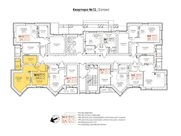 Продается 2-комнатная квартира ЖК Кузнецкий, дом 9, 56.2  м&sup2;, 7874500 рублей