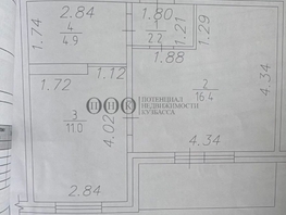 Продается 1-комнатная квартира ЖК Дом на Волошиной, 1 очередь, 34.6  м&sup2;, 5400000 рублей