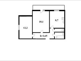 Продается 2-комнатная квартира Новобайдаевская  ул, 54.4  м&sup2;, 4300000 рублей