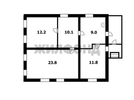 Продается Дом 2-й Каменогорский пер, 66.9 м², участок 6.34 сот., 5550000 рублей