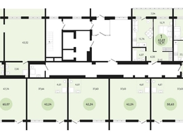 Продается 2-комнатная квартира ЖК Новый парк, дом 3, 61.12 м², 5866600 рублей