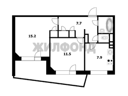 Продается 2-комнатная квартира Курчатова ул, 51.6 м², 4850000 рублей