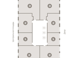 Продается 1-комнатная квартира ЖК Европейский берег, дом 45, 44.67 м², 7420000 рублей