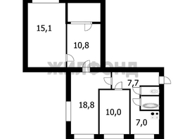 Продается 4-комнатная квартира Народная ул, 72.6 м², 7000000 рублей