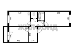 Продается 2-комнатная квартира Фадеева ул, 73.9 м², 7100000 рублей