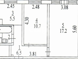 Продается 2-комнатная квартира Оловозаводская ул, 42.9 м², 4200000 рублей