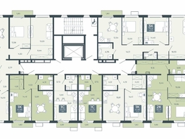 Продается 1-комнатная квартира ЖК Дом в Мичуринском, корпус 2.2, 41.46  м², 4284700 рублей