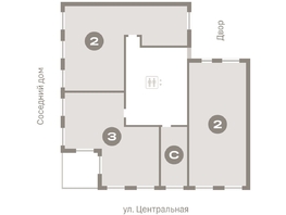 Продается 2-комнатная квартира ЖК Пшеница, дом 2.1, 102.53 м², 14160000 рублей
