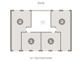Продается 1-комнатная квартира ЖК Пшеница, дом 2.1, 40.32 м², 6020000 рублей