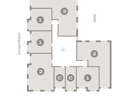 Продается 2-комнатная квартира ЖК Пшеница, дом 2.1, 88.83 м², 12090000 рублей