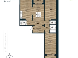 Продается 3-комнатная квартира ЖК Галактика, дом 4 Марс, 94 м², 13000000 рублей