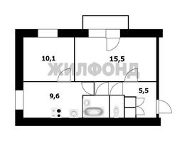 Продается 2-комнатная квартира Немировича-Данченко ул, 42.8 м², 4000000 рублей