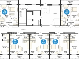 Продается 2-комнатная квартира ЖК Квартал на Большой, дом 1, 52.23 м², 5212554 рублей
