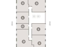 Продается 1-комнатная квартира ЖК Европейский берег, дом 44, 45.4 м², 8410000 рублей