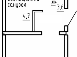 Продается 1-комнатная квартира ЖК Самоцветы, Бирюза дом 2, 41.9 м², 5479186 рублей