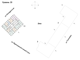 Продается 2-комнатная квартира ЖК Страна.Тополевая, 70.35 м², 12411111 рублей