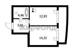 Продается 1-комнатная квартира Ипподромская ул, 38.5  м², 6400000 рублей