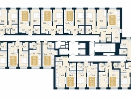 Продается 2-комнатная квартира ЖК Первый на Есенина, дом 3, 42.4 м², 6620100 рублей