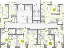 Продается 4-комнатная квартира ЖК Счастливый квартал, дом 2, 79.8 м², 10390000 рублей