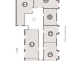 Продается 2-комнатная квартира ЖК Пшеница, 6.1, 54.83  м², 7380000 рублей