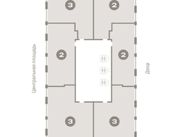 Продается 3-комнатная квартира ЖК Европейский берег, дом 45, 108.6 м², 14830000 рублей