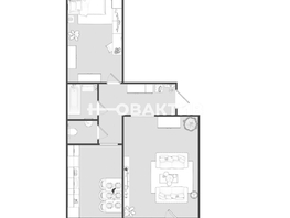 Продается 2-комнатная квартира Геодезическая ул, 55  м², 6000000 рублей