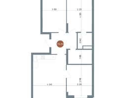 Продается 4-комнатная квартира ЖК 19/56 Кварталы Телецентра, сек 6, 78.99 м², 13700000 рублей