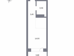 Продается Студия ЖК Державина, 50, 25.2 м², 6600000 рублей