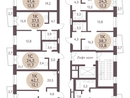 Продается Студия ЖК Зеленый город, дом 1, 24.5 м², 3992600 рублей