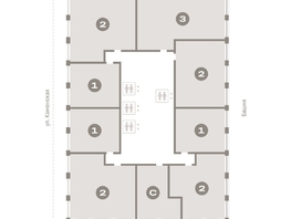 Продается 2-комнатная квартира ЖК Мылзавод, дом 9, 65.77  м², 13080000 рублей