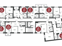 Продается 3-комнатная квартира ЖК Скандинавские кварталы, дом 1, 77.88 м², 9902100 рублей