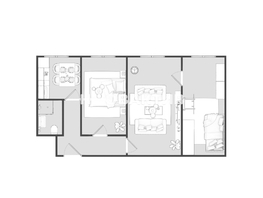 Продается 3-комнатная квартира Есенина ул, 57.4  м², 5300000 рублей