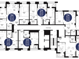 Продается 2-комнатная квартира ЖК Первый на Рябиновой, 69.98 м², 8769700 рублей