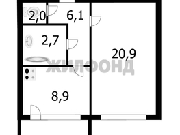 Продается 1-комнатная квартира Дениса Давыдова ул, 40.6 м², 5450000 рублей