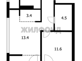 Продается 2-комнатная квартира Сакко и Ванцетти ул, 45.5  м², 10550000 рублей