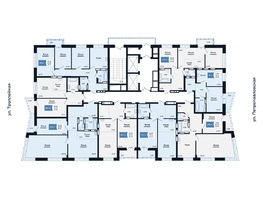 Продается 2-комнатная квартира ЖК Салют, дом 1, 43.91  м², 7050000 рублей
