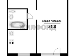Продается 1-комнатная квартира Бориса Богаткова ул, 31.8 м², 3800000 рублей