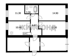 Продается 4-комнатная квартира Ленина ул, 59.7  м², 1300000 рублей