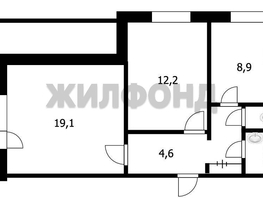 Продается 2-комнатная квартира Связистов ул, 50.2  м², 4700000 рублей